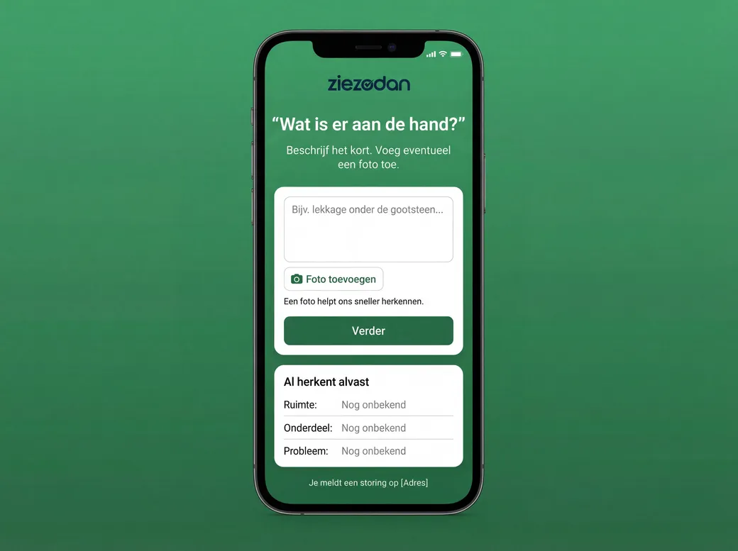 An AI intake agent on the phone processing reports in its own words
