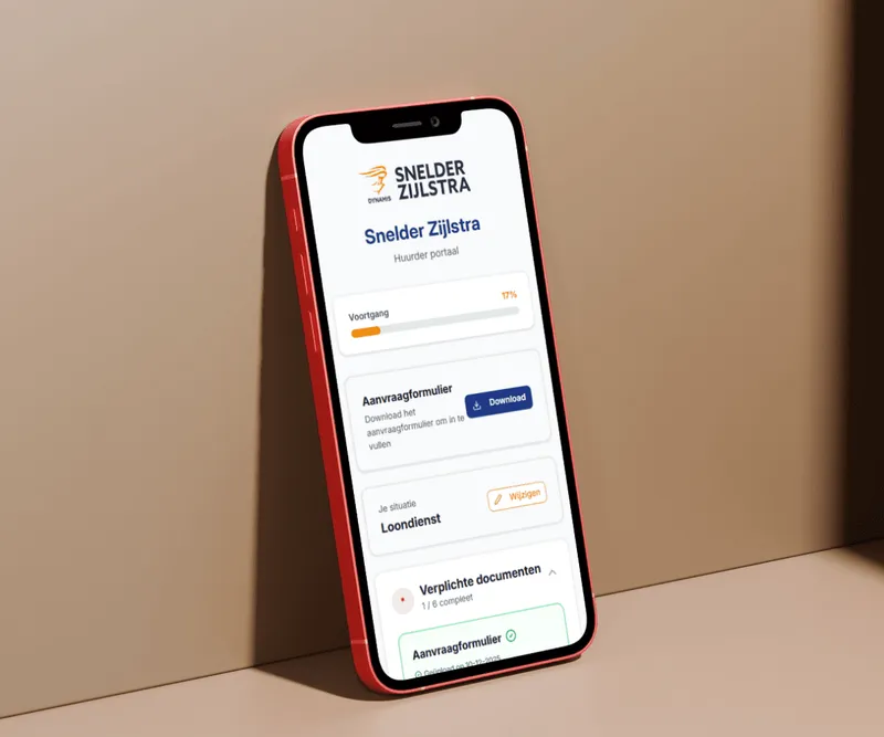 Secure tenant portal with real-time overview