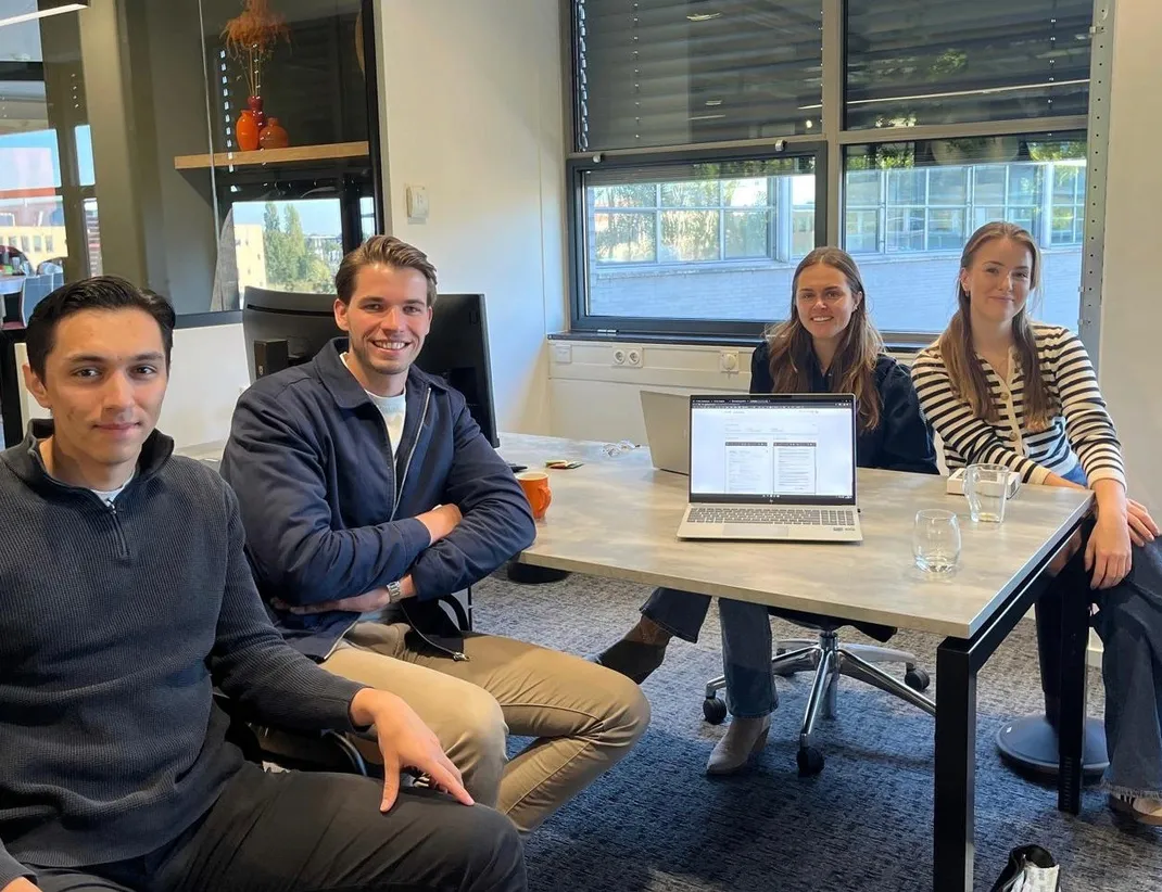 The Innoworks team working with a client on an AI agent