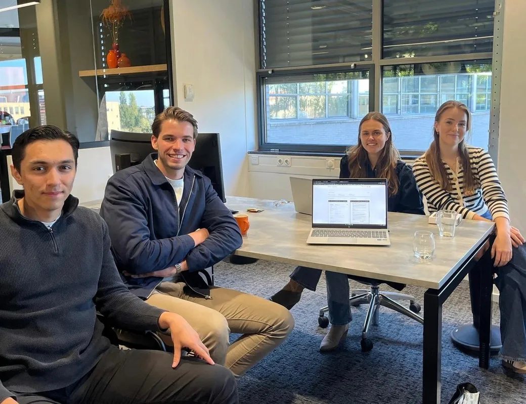 The presentation of the AI audit with the team