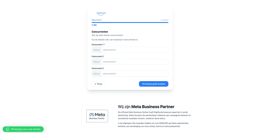 An AI agent preparing customer and competitor research (DigiSocial)