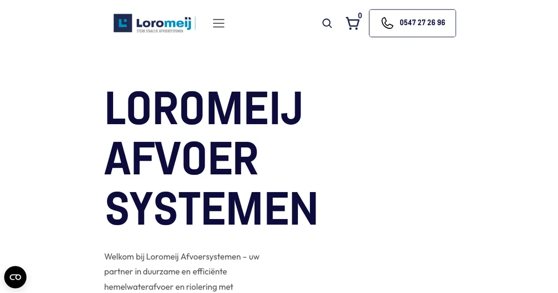 Website of Loromeij (loromeij.nl)