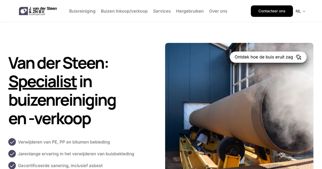 Website of Van der Steen Buizen (vandersteen-buizen.nl)